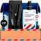 Sapiens Barbershop Kit Rasage Homme - Kit Rasoir Barbier avec Rasoir Coupe Choux Barbe + Gel de Rasage Transparent + 120 Lames Derby (1 an de rasage)