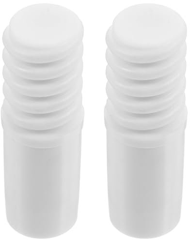 iplusmile 2pcs Replacement Extension Pole Adapter Threaded Broom Handle Tip Connector for Mop Pole