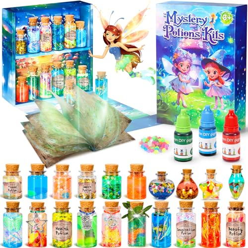 Lovchil Kreative Geschenk für Kinder, 20 Zaubertrank Spielzeug, Experimente für Kinder ab 5 6 7 8 9 10+, Kreative Weihnachten Geburtstags Party Geschenke für Jungen & Mädchen für Kindergarten &Schule