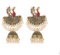Perlenohrstecker, Jhumka-Glocke, Pfau, indische Ohrstecker, groß, baumelnde Ohrringe für Damen und Mädchen, modisch, Bohemian-Stil, Vintage-Tier-Ohrstecker, übertreiben, einzigartig, baumelnd,