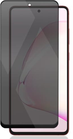 Zerrshoo Verre Trempé pour Samsung Galaxy Note 10 Lite Anti Espion Protection d'écran 1 Pièces. Confidentialité, 9H Anti-Rayures, pour Samsung Galaxy Note10 Lite Verre Trempé Protecteur