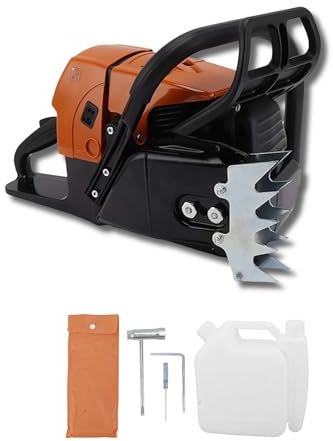 Sxhlseller Benzin Kettensäge Power Head 92cc G660 - Kettensäge Power Head Zubehör mit Start Stopp Hilfssystem, Baffle Design, Easy Startup (ohne Führung und Sägekette)