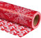 RUSPEPA Wende-Geschenkpapierrolle – weihnachtliches Schneeflocken- und JOY-Muster, ideal für Weihnachten, Party, Urlaub – 43,2 cm x 10 m