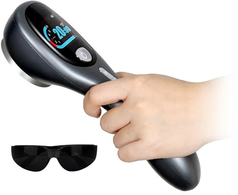 Nebula Handheld LED Red Light Therapy Device 660/808nm | Dual-Wavelength Infrared Light Therapy for Pain Relief & Skin Rejuvenation | Portable Hand-Held Cold Laser | Ideal for On-The-Go Travel