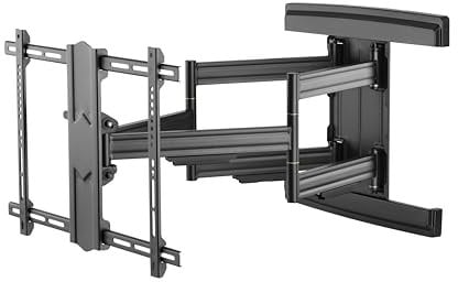 TV Wall Bracket for 37-90 inch LED LCD Flat & Curved Screen, THOR by Labgear Swivel Tilt TV Wall Mount Full Motion, Heavy Duty Strong Solid Dual Arms up to 70KG, Max VESA 600x400mm
