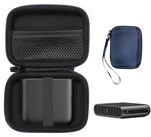 CaseSack - Case for TP-Link WiFi 6 Travel Router (TL-WR1502X), Blue, CH, Modern