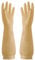 Qilerongrong di Guanti in Gomma per Lavare i Piatti in Cucina, Guanti di gomma lunghi, guanti da piatto, guanti di pulizia in gomma guanti da piatti riutilizzabili impermeabili (38CM Giallo, M)