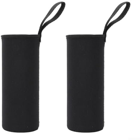 Premium Thermal Sleeve for Drinking Bottles Ensure the Perfect Drink Temperature, Pack of 2 (1500ML black)