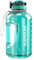 GLEKGLEK 2 Litre Water Bottle BPA Free, Large Drinks Bottle with Time Markings, Perfect for Gym, Office, Outdoors & Daily Use (Cyan)