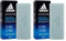 adidas Cool Down feste Dusche für ihn mit ätherischem Minzöl und sanften Inhaltsstoffen, vegan, 100 g (Packung mit 2)