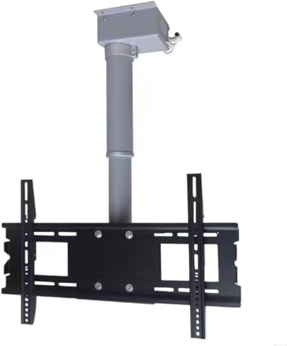 MYUYEE Supports de Montage TV réglables au Plafond Support TV motorisé pour Grands écrans de 26 à 70 Pouces Supports muraux,Une Couleur - 70 cm
