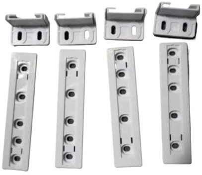 ZUADZAFC Fridge Door Slide Rail Mounting Kit Refrigerator Door Sliding Guide Integrated Cupboard Built In Kit