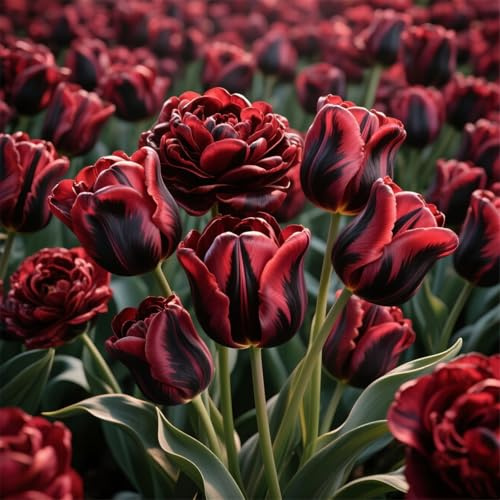 Tulipani rari/Tulipani perenni/Arredamento vintage per la casa/Riempi gli angoli/Aggiungi colore-4 PCS-G