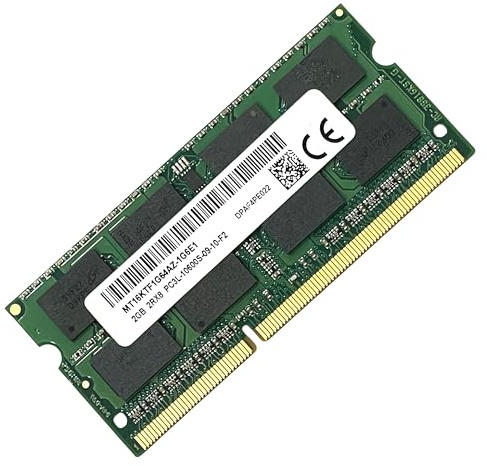Mémoire RAM 2 Go DDR3L SODIMM 2Rx8, 2 Go, 1333 MHz, PC3L-10600S, 204 broches 1,35 V pour Ordinateur Portable Notebook Laptop 51CH159