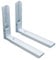 Allcam Universal Adjustable Wall Mount Bracket for All Makes Microwave Ovens in White