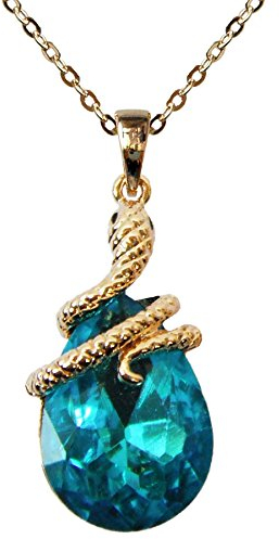 Navachi - Basismetall, vergoldet mit 18 kt Tropfenschliff blau Oxyde de Zirconium