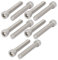 sourcing map 10pcs Innensechskant Kopf Schrauben 1/4-20 x 1-1/2 304 Edelstahl Vollgewinde DE