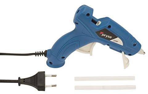 Glorex 6 1837 021 - Mini Heißklebepistole, Heizleistung 20 W, inklusive 2 Klebesticks, besonders handlich, mit Silikon Schutzkappe