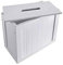 White Bamboo Wood Slimline Bathroom Toilet Tissue Rolls Spray Storage Unit Cabinet Shaker Multi Purpose Free Standing Unit Shelf Bathroom Unit Compact Wooden Shaker Bathroom Box for Cleaning Products