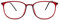 Augenoptik Brille 2.0, Großer Full Frame Lesebrille, Klare Sichtscheibe, Brillen, Damen modren, progressives blaues Licht, Computer-Frühlings-Scharnier-Brille 1.5 3.0 ( Color : Red , Size : 1.0 )