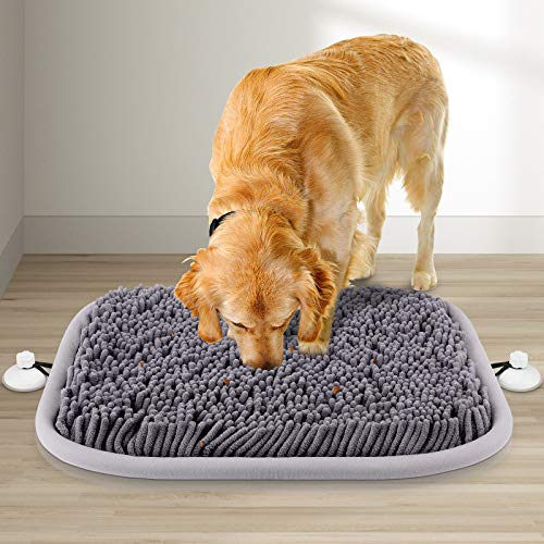 RUNDA Pet Snuffle Mat for Dogs, Feeding Training Mat for Dogs, Encourages Natural Foraging Skills and Stress Relief, Easy to Fill and Machine Washable
