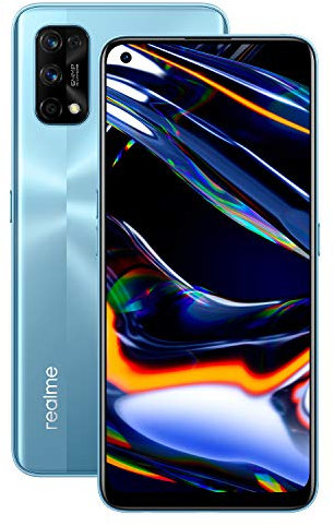 realme 7 Pro - Smartphone de 6.4, 8GB RAM + 128GB ROM, pantalla SuperAMOLED FHD+, procesador Octa-Core Snapdragon 720G, Plata [Versión ES/PT]
