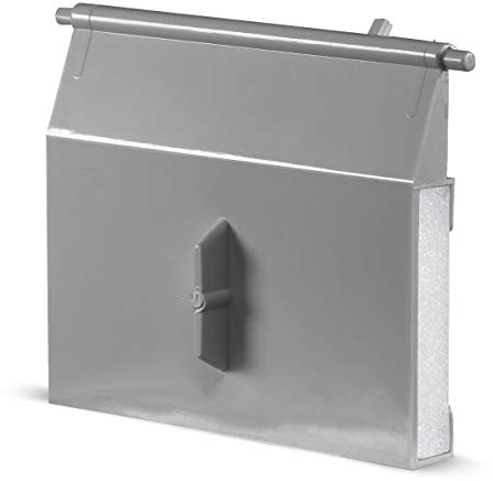 Paradies Pool Skimmerwehr/Skimmerklappe 145 x 120 mm für Standardskimmer mit Federmechanismus in grau