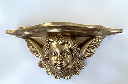 artissimo Barock Konsole Wandkonsole Gold 29x13cm Spiegelkonsolen Wandregal Hängekonsole ANTIK Gold