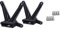 3IDEE VESA Adapter Bundle compatible with HP monitor (22f, 22es, 22ea, 24f, 24fh, 24fw, 24es, 24er, 24ea, 27f, 27fh, 27fw, 27es, 27er, 27ea) - including screw set - 75x75 mm - pack of 2 (Black)