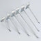 ybaymy 100 ganchos de pared de 15 cm de listones de pared de paneles de pared de 4.2 mm de espesor de metal para colgar en la pared, accesorios de Slatwall, garaje, tienda minorista