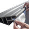 Gre Pools Liner Uni Grau für Pool, Verbundstoff, oval, 664 x 386 cm 60/100 Befestigungssystem Hung