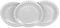 Platos de papel de 100 unidades, redondos, 23 cm de diámetro, desechables | platos desechables | Vajilla de fiesta desechable | Plato de papel para fiesta | Plato de fiesta para tartas (100)