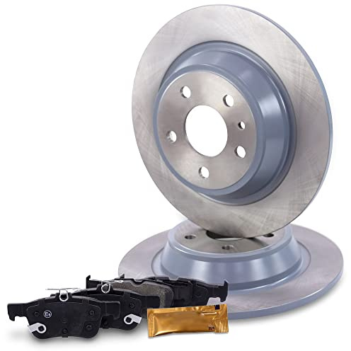 ATEC Germany Bremsenset Hinterachse inkl. Bremsscheiben Ø 302 mm Voll + | Kompatibel mit: FORD MONDEO V Schrägheck, MONDEO V Stufenheck, MONDEO V Turnier