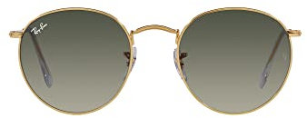 Ray-Ban Sonnenbrille RB3447 ROUND METAL 001/71 Herrenfarbe Goldgrau Glasgröße 53 mm