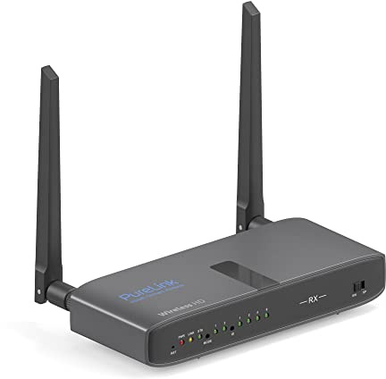 PureLink Wireless HDMI Set 1080p 150m Sender Empfänger kabellos schwarz | Wireless HDMI Set Full HD 1080p unkomprimierte Übertragung bis 150m Plug Play Sender Empfänger für TV Konferenzräume Outdoor