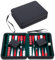 Engelhart- 250502 – Reisetasche Backgammon-Reisespiel 9 Zoll grün rot weiß