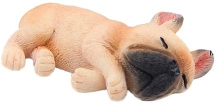 TOYANDONA Spielzeug Tierfigur Bulldoggenmodell Aus Kunstharz Realistisch Gestaltet Kletterfigur Für Junge Mädchen Dekoration Modell Ornament Ohne Magnetaufkleber