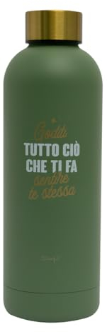 Mr.Wonderful – Botella térmica – Disfruta de todo lo que te hace sentir a ti mismo 23 x 7 x 7