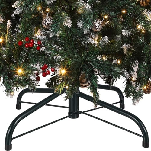 Operitacx Weihnachtsbaumständer Ersatz Für Den Weihnachtsbaumsockel (Länge 40 cm Durchmesser 1 9 cm) Für Künstliche Bäume Robuster Zusammenklappbarer Weihnachtsbaumständer