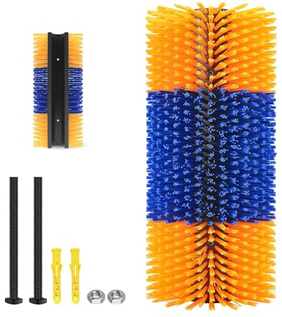 Massagebürsten für Pferde, Kratzbrett Bürste Anti Juckreiz Pad Pferde Rückenkratzer, Massagebürsten-Set, Massage und Pflege Pferdebürsten (A)
