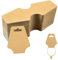 MytaYt 100 STK Braun Halsketten-Display-Karte Kraftpapier-Displaykarte Ohrring Display Karten für Armbänder, Ohrringe, Halsketten
