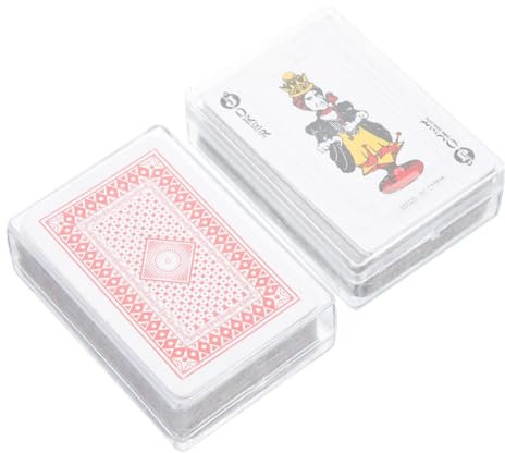 Abaodam 2stücke Miniatur Spielkarten Kleine Pokerkarten Für Reisen Und Partys Kompakt Handlich Für Spiele Mit Freunden Und Familie