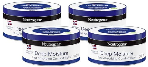 Neutrogena Deep Moisture Fast Absorbing Balm, 300ml (Pack of 4)