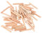Ailoocedi 50 Stück Holzdübel, Schrank, Schublade, Rund, Geriffelt, Holzhandwerk, Dübelstifte, Holzdübelstangen, für Möbelmontage und Verbindung, M6 X 30/40/50 Mm (M6 * 50 (50