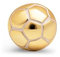 SINGULARU - Einzelner Ohrring Football. Messing mit 18 kt Goldbeschichtung. Schmuck für Damen.