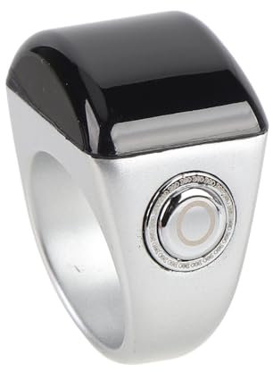 TOPINCN Wiederaufladbare Fingerzähler, Lang Anhaltende Akkulaufzeit, 9999 Zähler, Gebetserinnerung, Smart -Ring -Zähler, Wasserdicht mit IP67 -Bewertung, Ideal für Männer und Frauen (22MM)