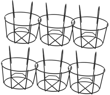 Levemolo De Macetas De Exterior Colgadores De Hierro para Jardineras Decorativas