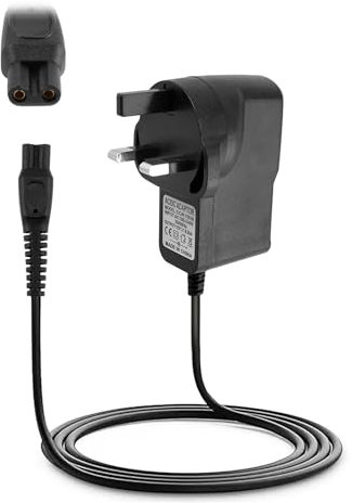 15V Charger for Philips Shaver - UK Power Adapter Cable Compatible with Series 3000/5000/7000/9000, HQ8505, MG7750, S5465, Norelco Electric Razors & Trimmers