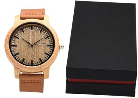 CALLARON 1 Pieza Reloj De Bambú Relojes para Hombre Relojes Hombres De Reloj