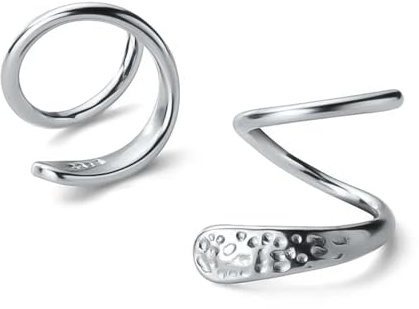 Gestüt Frauen Bones Ohrschnalle Ring gepackt Doppelohrringe